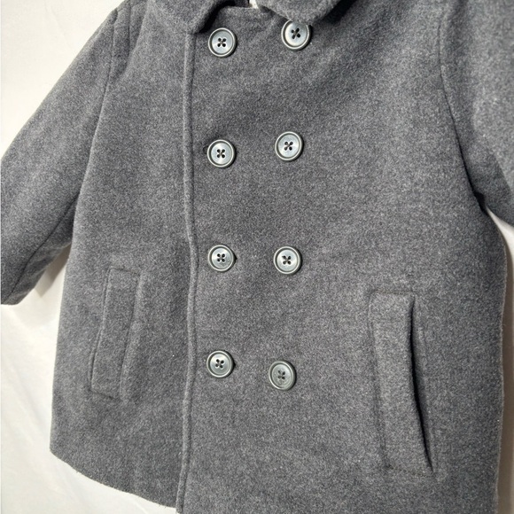 Janie and Jack Baby Wool Cashmere Peacoat size 12-24 months - Picture 2 of 8